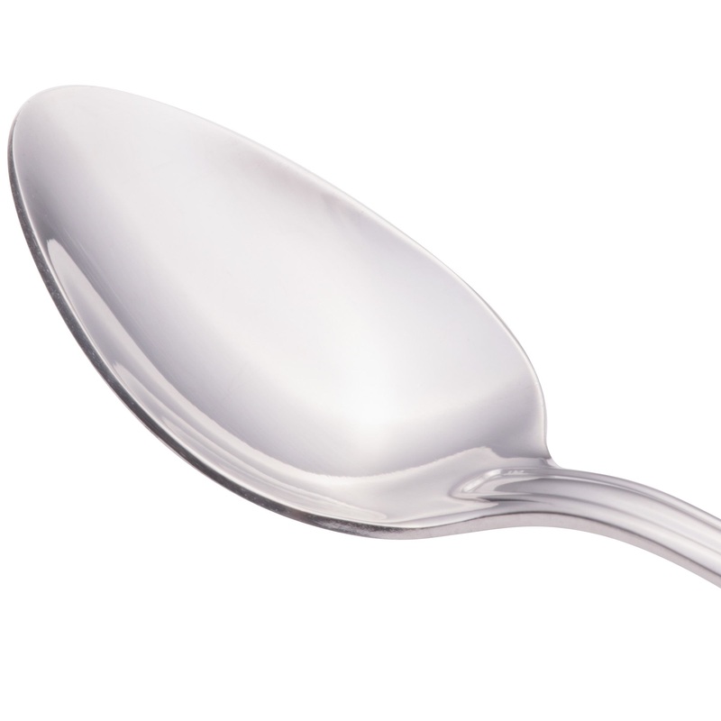 Walco 9004 Barony 7 3/8″ 18/0 Stainless Steel Heavy Weight Iced Tea Spoon – 12/Pack
