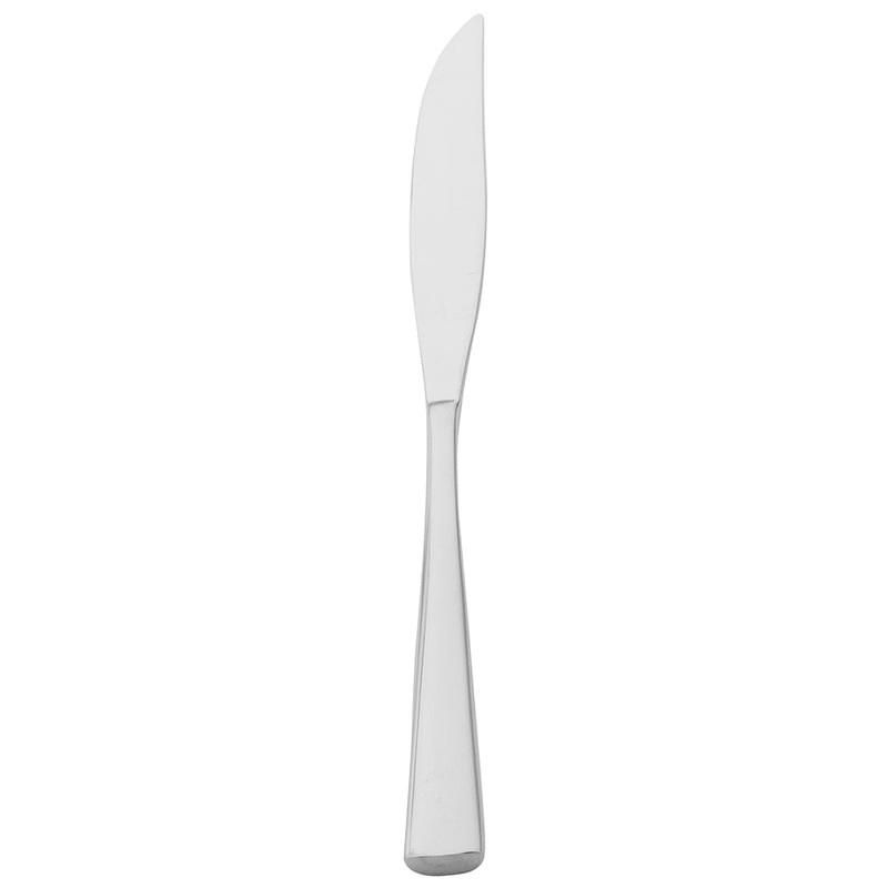 Walco AUD45 Audition 9″ 18/10 Stainless Steel Extra Heavy Weight Dinner Knife – 12/Pack