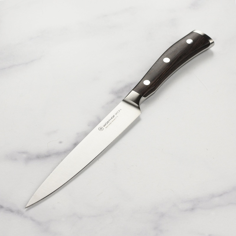 Wusthof Ikon Blackwood 6″ Utility Knife