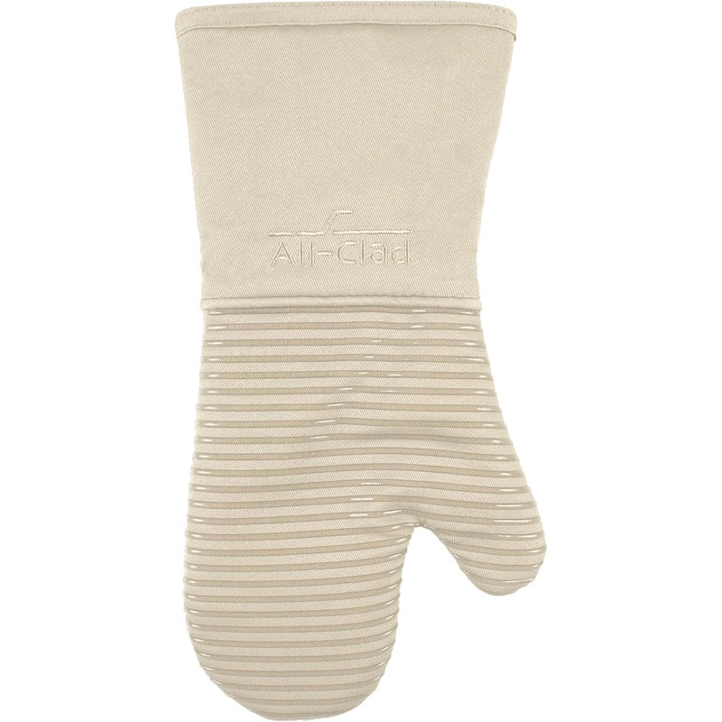 All-Clad – Silicone Treated Oven Mitt – Almond