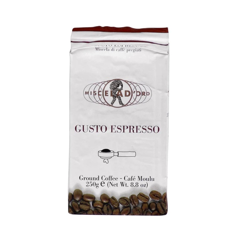 Miscela d’Oro Gusto Espresso [pre-ground, 8.8 oz. brick]