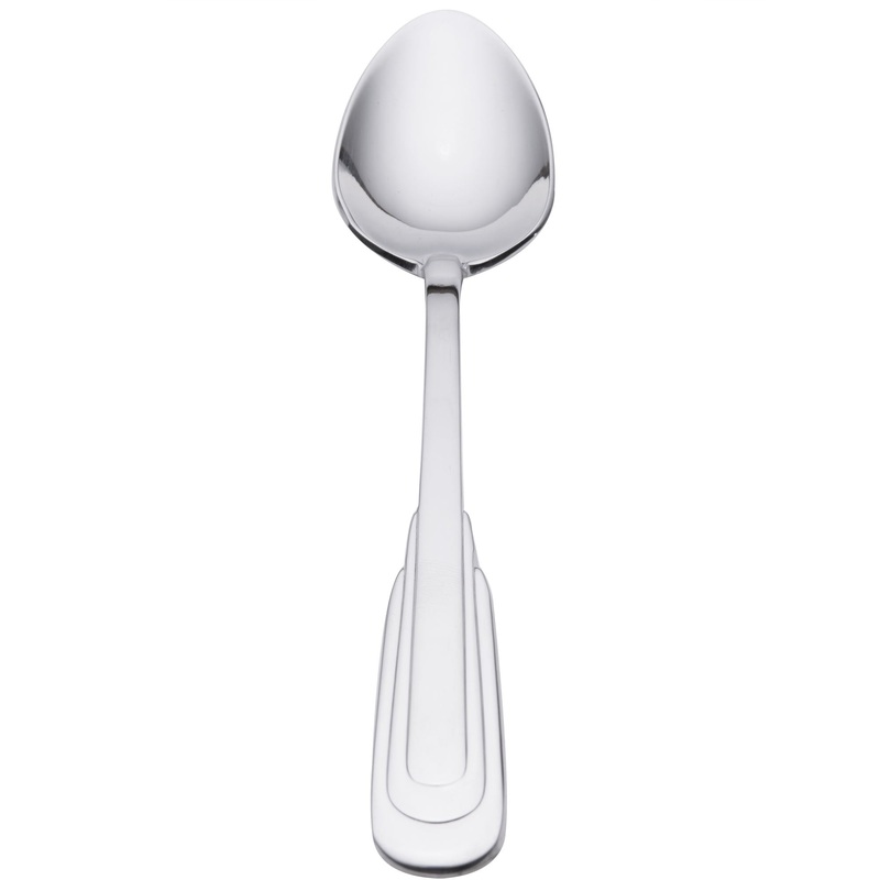 Oneida 2507STSF Cityscape 6 1/4″ 18/10 Stainless Steel Flatware Teaspoon – 12/Pack