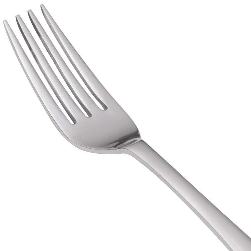 World Tableware 467 030 Auberge 7″ 18/0 Stainless Steel Heavy Weight Dessert Fork – 12/Pack
