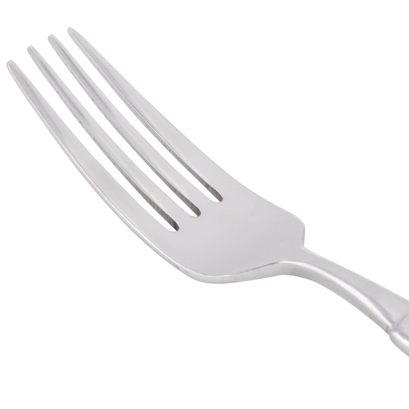 World Tableware 988 027 Zephyr 8 1/8″ 18/8 Stainless Steel Extra Heavy Weight Dinner Fork – 12/Pack