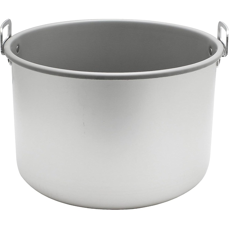 Aluminum Teflon Coated Rice Warmer Inner Pot- Keep Warm Makes Soups Stews Grains Hot Cereals Removable Nonstick Pot for Commercial Rice Cooker and Warmer