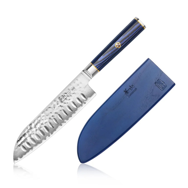 Cangshan Cutlery KITA Series Santoku Knife with Sheath – 7″