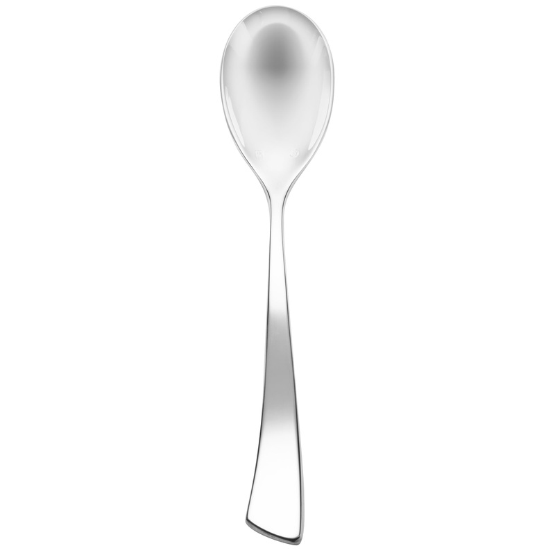 Chef & Sommelier T5206 Ezzo 7 1/4″ 18/10 Stainless Steel Extra Heavy Weight Dessert Spoon by Arc Cardinal – 12/Pack