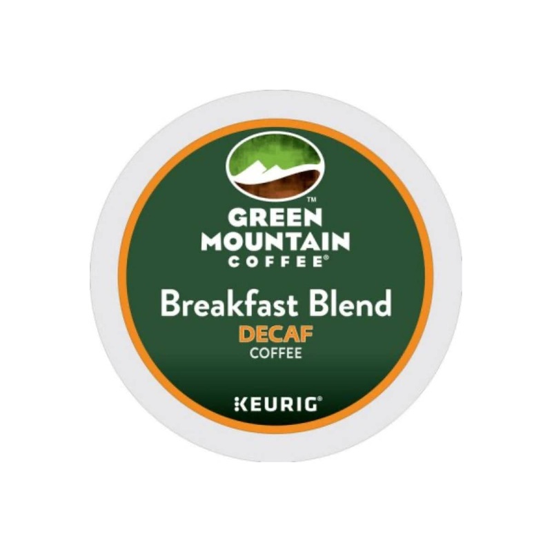 Green Mountain Decaf Breakfast Blend K-Cup Recyclable Pods (Box of 24)