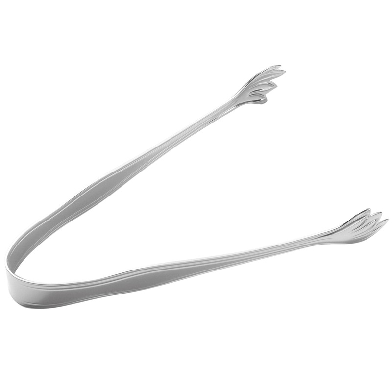 Walco UL7223 Ultra 6″ 18/10 Stainless Steel Extra Heavy Weight Ice Tongs