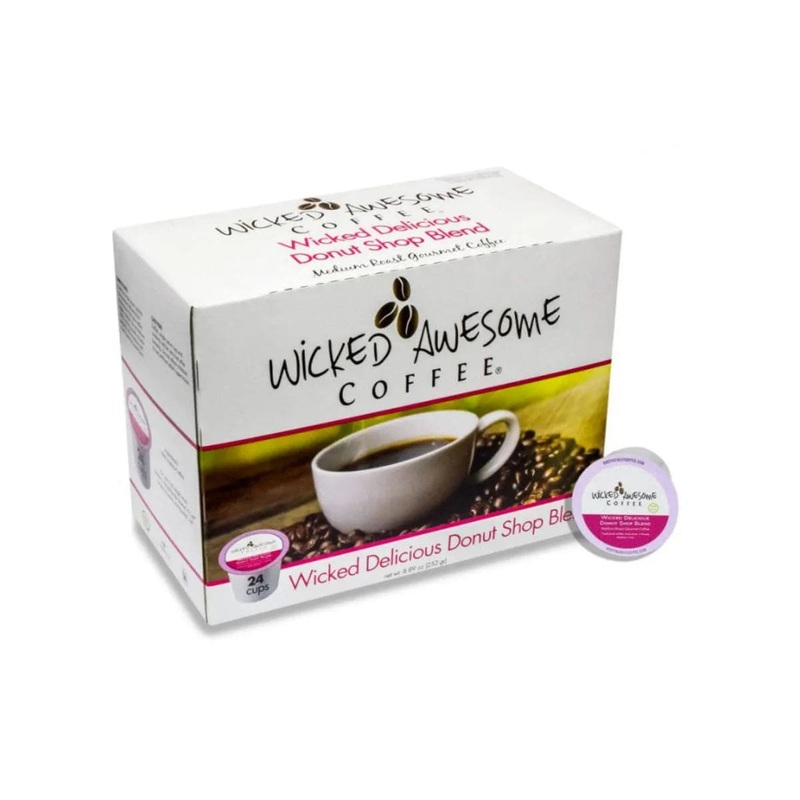 Wicked Awesome’s Delicious Donut Shop Single-Serve Coffee Pods (Case of 96)