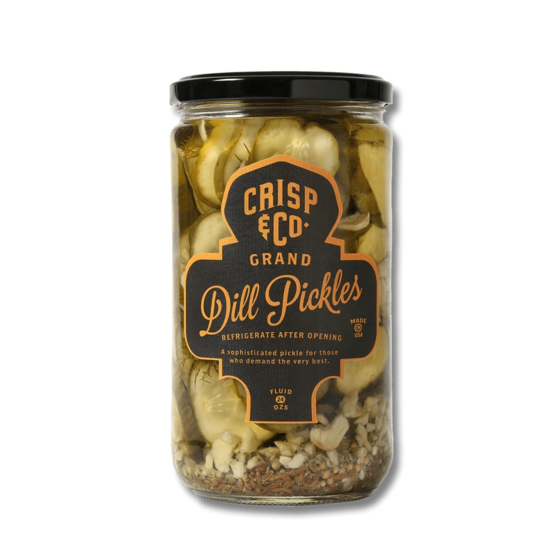 Crisp & Co Grand Dill Pickles 24 oz