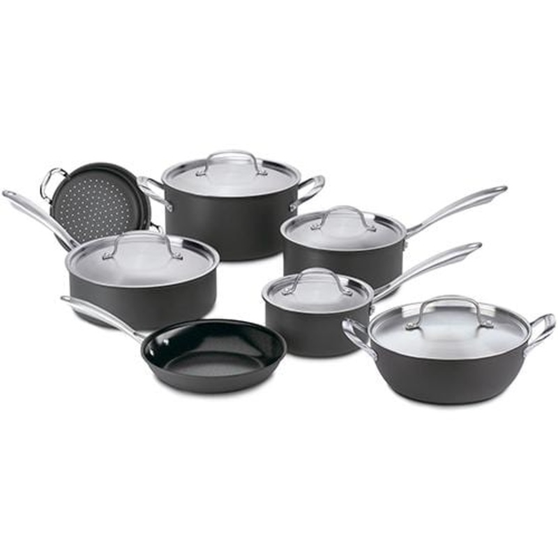 Cuisinart 12 Piece GreenGourmet Hard Anodized Cookware Set
