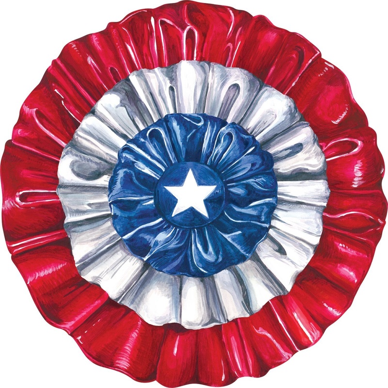 Hester & Cook Die-cut Star-Spangled Placemat