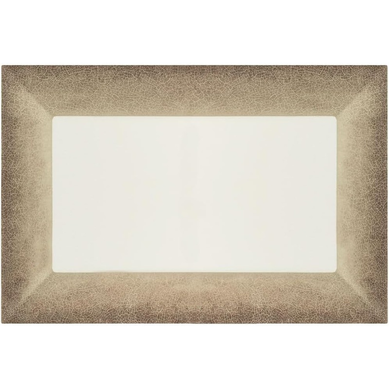 Rectangular Serving Melamine Tray – Dishwasher Safe Break-Resistant Reusable Serving Platter Plates Kitchen Plates Dinnerware Appetizer Plates