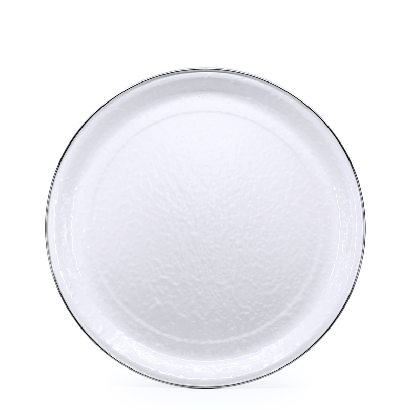 White Solid Medium Tray