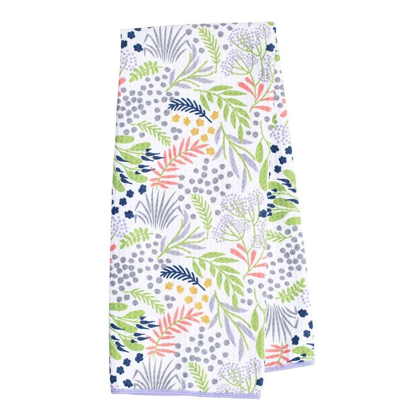 Anywhere Towel – Lilac Multi Leaf