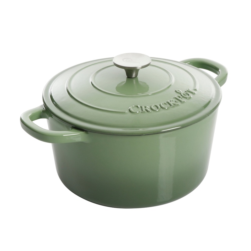 Crock Pot Artisan 5-Quart Enameled Cast Iron Dutch Oven