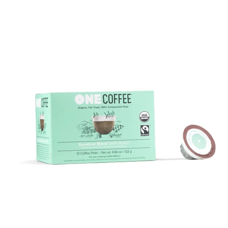 OneCoffee Sumatran Single-Serve Pods (Box of 18)