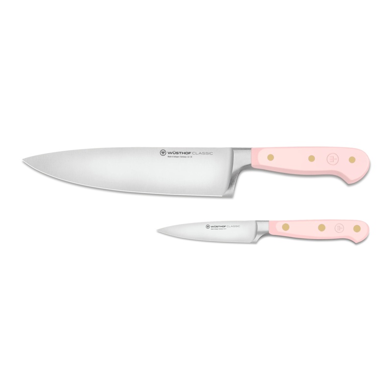 Wusthof Classic Pink Himalayan Salt – 2 Pc. Starter Knife Set