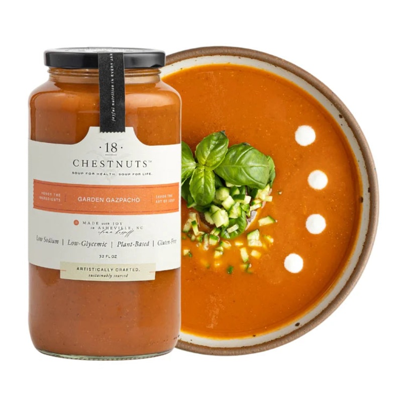 18 Chestnuts Soup – Garden Gazpacho, 32 oz
