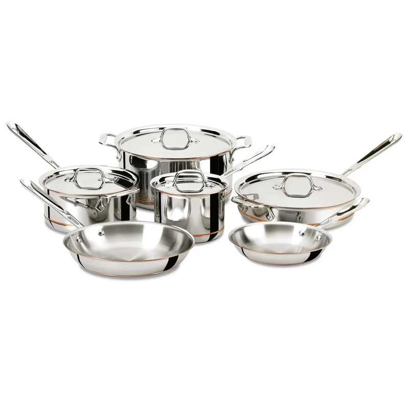 All Clad Copper Core –  10 Piece Set