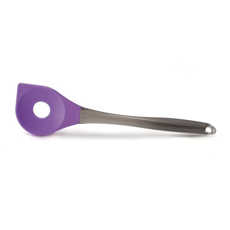 BergHOFF Geminis Silicone Salad Slotted Spoon, Purple