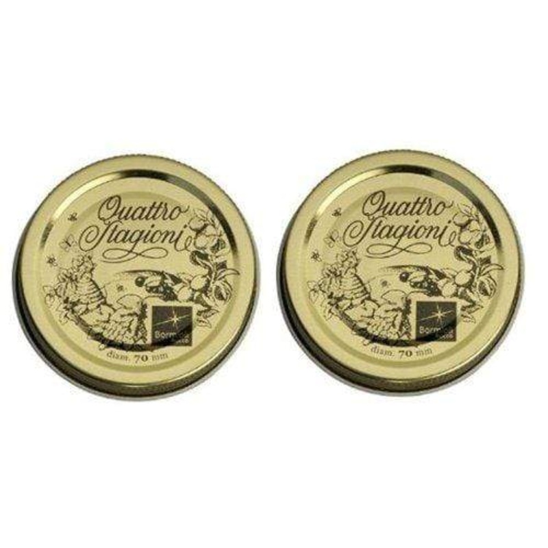 Bormioli Rocco Quattro Stagioni Medium Lids 2 Pack