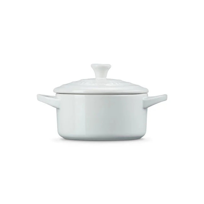 Le Creuset Mini Round Cocotte – White