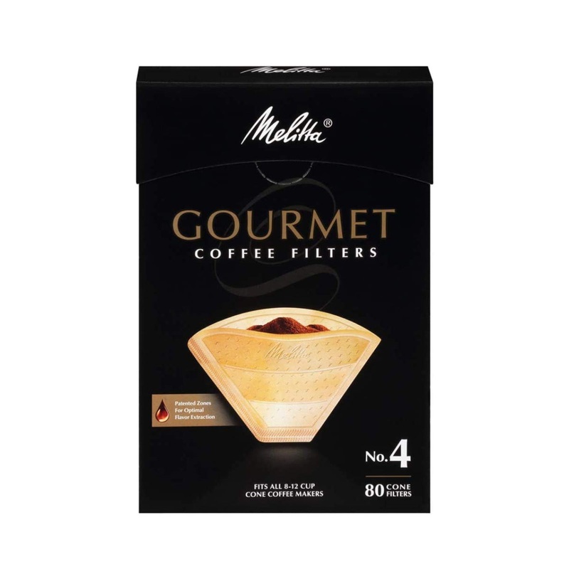 Melitta #4 Gourmet Coffee Filter – 80ct