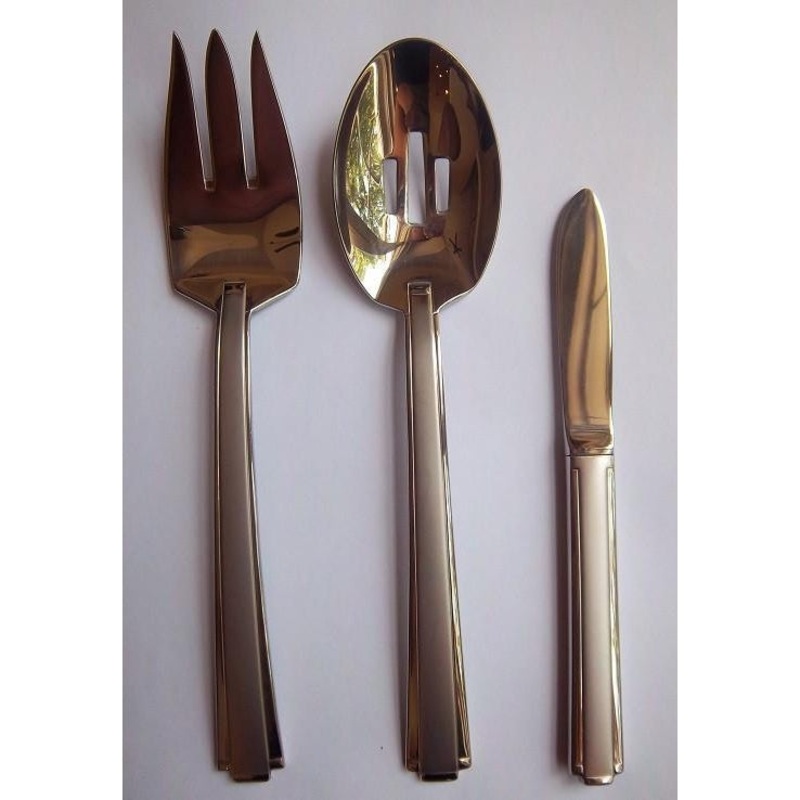 Oneida Satin Etage 3 Piece Serving Set