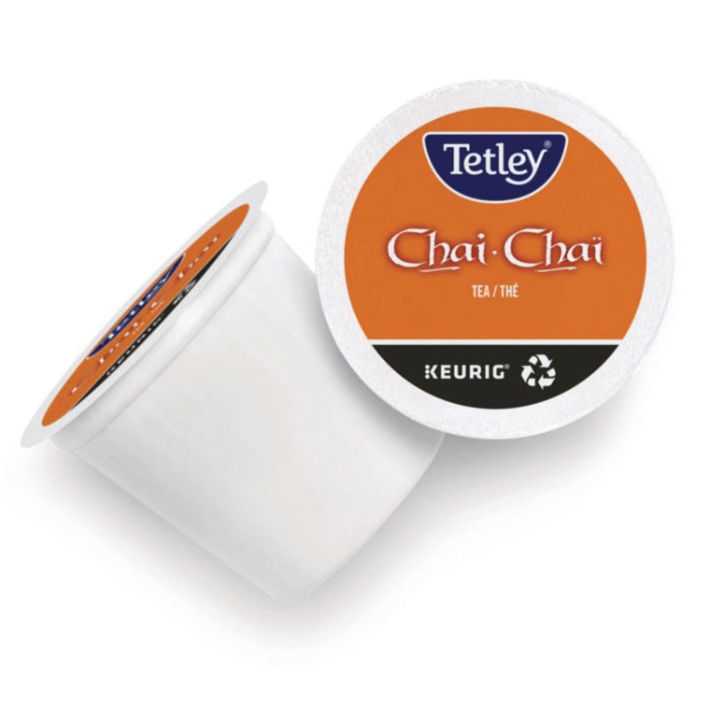 Tetley Single-Serve Chai Tea Recyclable Pods (Box of 24)