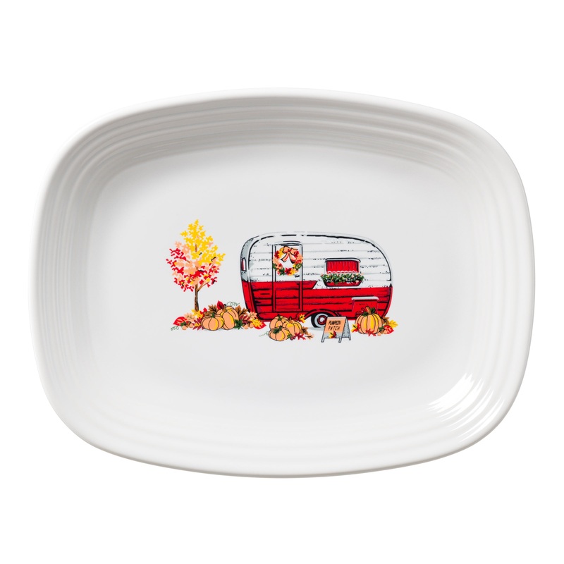 Trailer Harvest 12 Inch Large Rectangular Platter