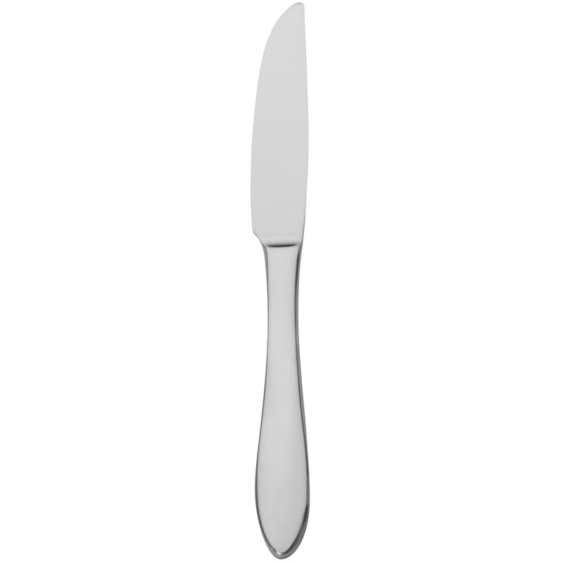 Walco 01451 Idol 9 1/2″ 18/10 Stainless Steel Extra Heavy Weight European Table Knife – 12/Pack