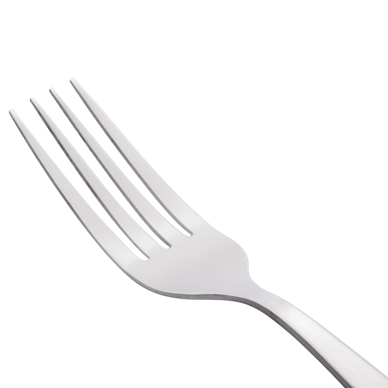 World Tableware 858 030 New Charm 7 1/2″ 18/0 Stainless Steel Heavy Weight Utility / Dessert Fork – 12/Pack