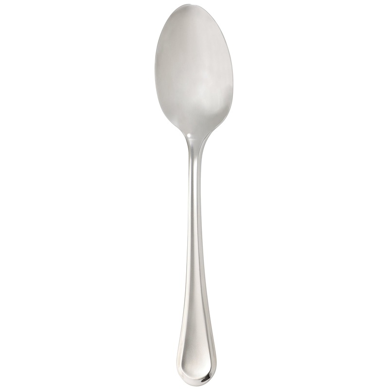 Arcoroc FL606 Amber 7 3/4″ 18/0 Stainless Steel Heavy Weight Dessert Spoon by Arc Cardinal – 12/Pack