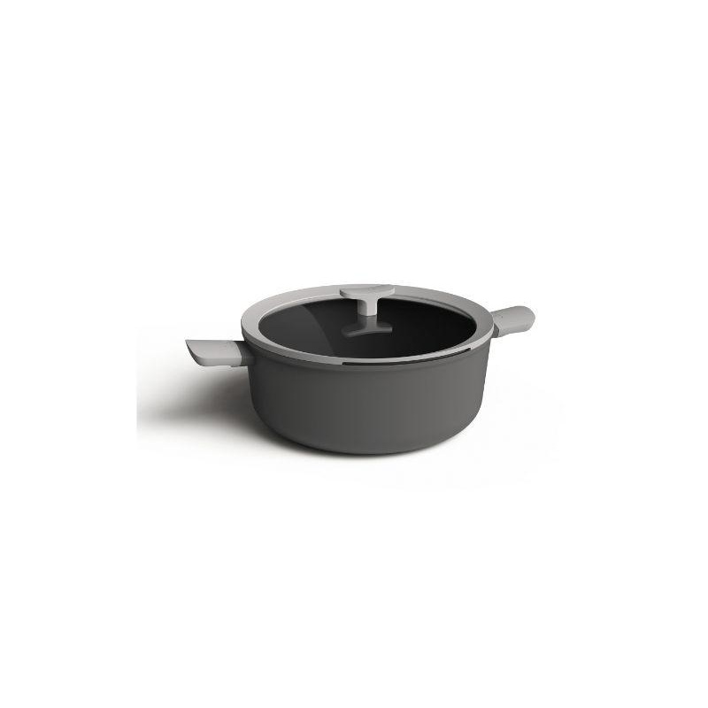 BergHOFF Leo 11″ Covered Stockpot 6.5Qt., Grey