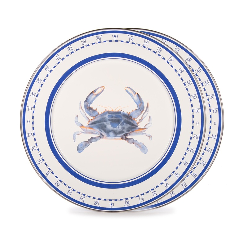 Blue Crab Chargers – Set of 2