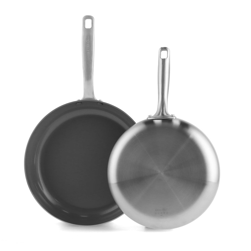 Chatham Stainless 10″ and 12″ Frypan Set