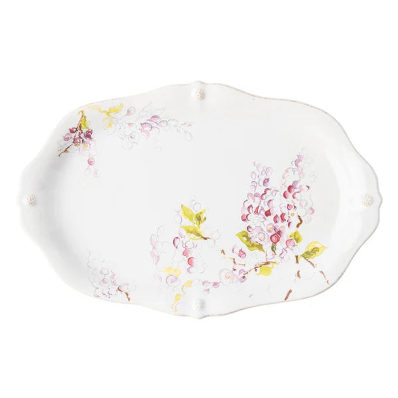 Juliska Berry & Thread Floral Sketch 16″ Platter – Wisteria