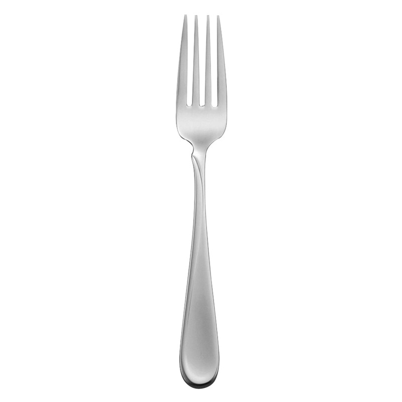 Oneida 2865FRSF Flight 7 3/8″ 18/8 Stainless Steel Extra Heavy Weight Dinner Fork – 12/Pack