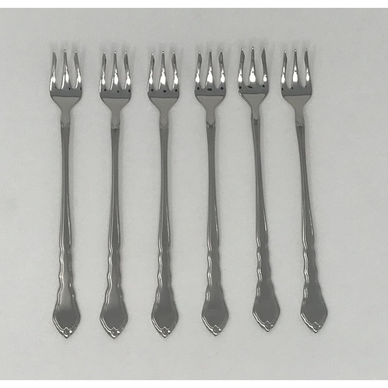 Oneida Satinique Set of 6 Seafood Forks