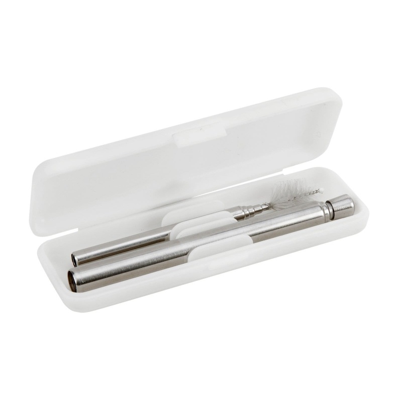 Stainless Steel Travel Straw Set with Case & Brush