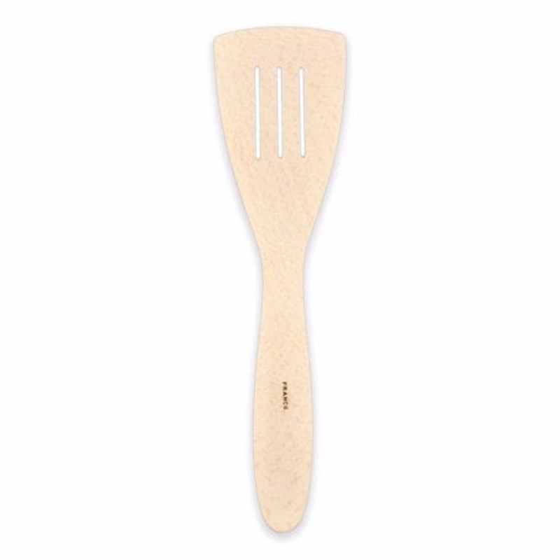 12″ Extra Wide Curved Slotted Spatula w/Beveled Edge