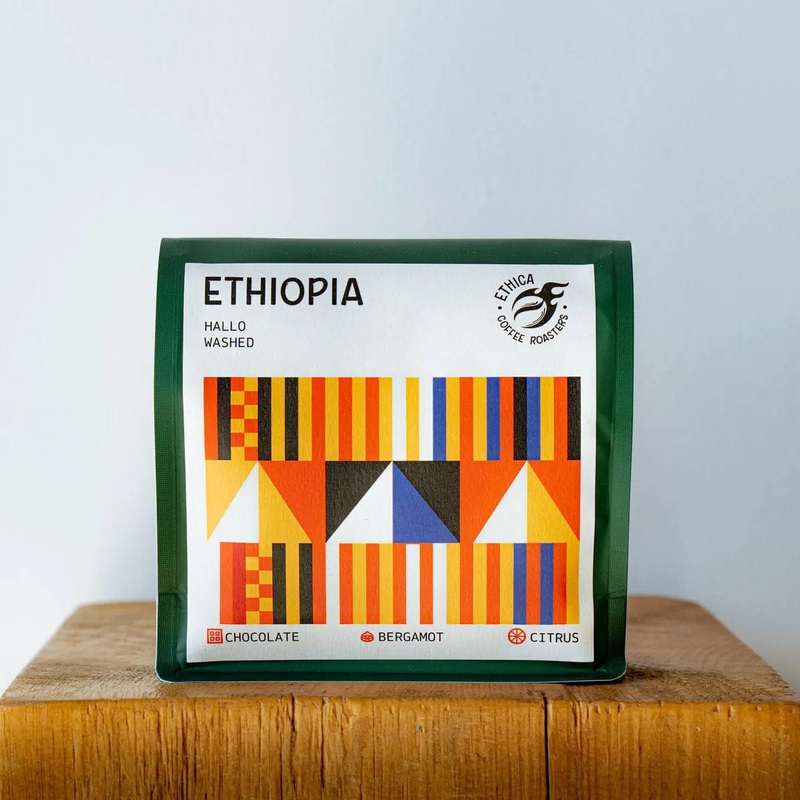 Ethica Coffee Roasters Ethiopia Haro Wato Natural Whole Bean Coffee (1kg / 2.2lb)