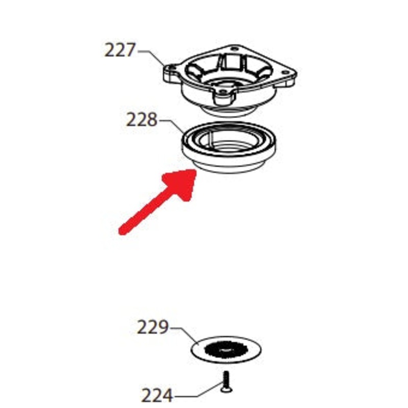 Gaggia Filterhold Seal 85Sh Gag.Espr. | GA-642001001629