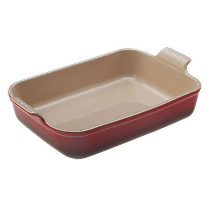 Le Creuset 4 Qt. Heritage Rectangle Dish – Cerise