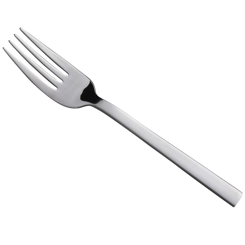 Oneida B449FCMF Chef’s Table Satin 9″ 18/0 Stainless Steel Heavy Weight Serving / Cold Meat Fork – 12/Pack