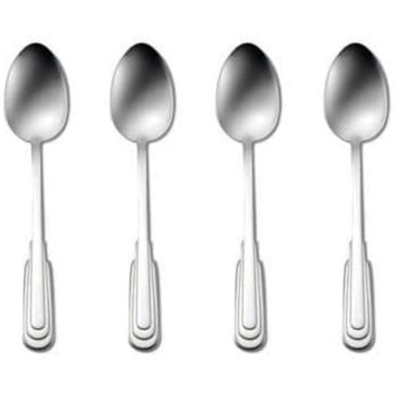 Oneida Cityscape Set of 4 Teaspoons 6 1/8″ Quality 18/10 Stainless