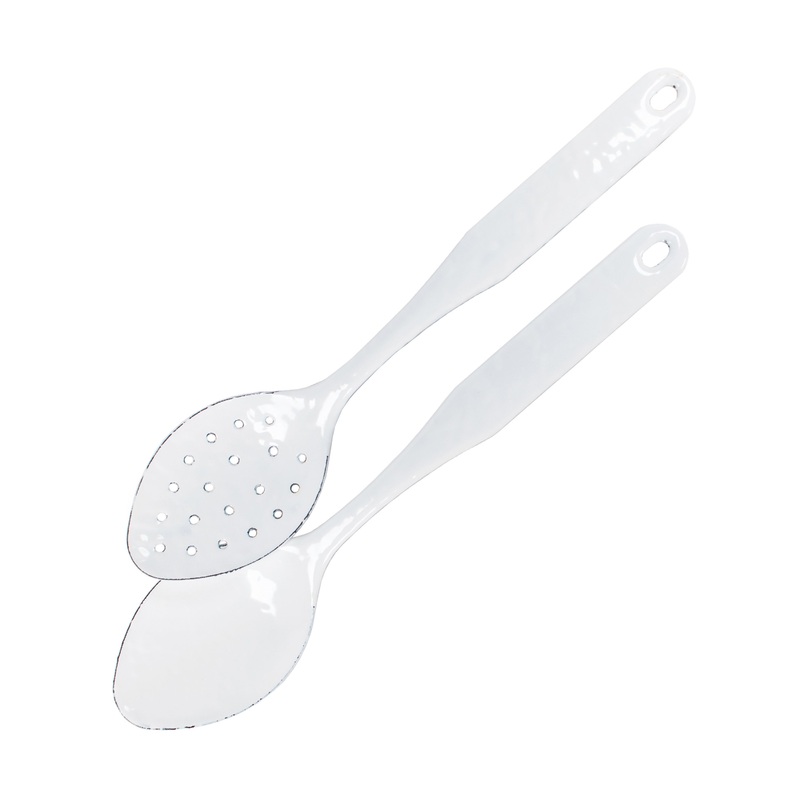 Solid Spoon Set, White