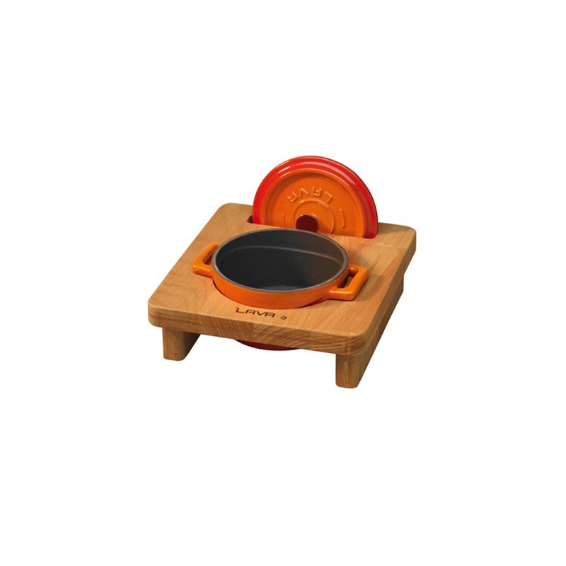 Wood 10″ x 7.25″ x h:2.25″ Square Brown Wood Underliner